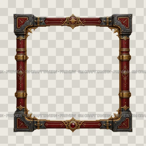 Border 61 top-down token preview