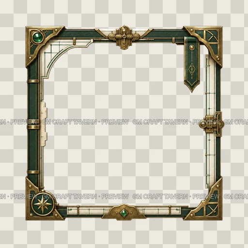 Border 50 top-down token preview