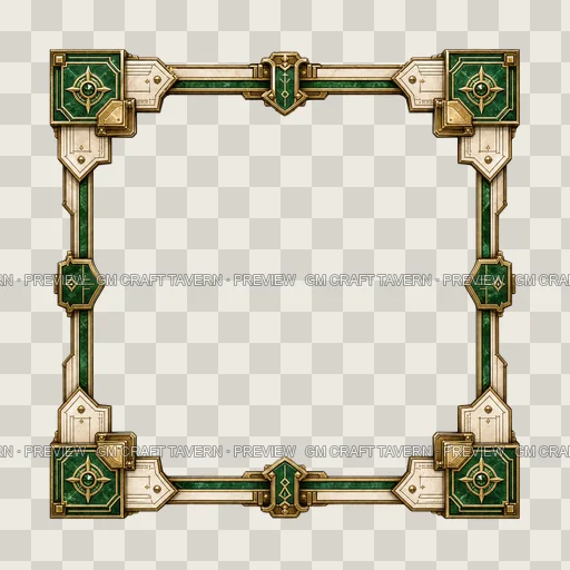 Border 61 top-down token preview