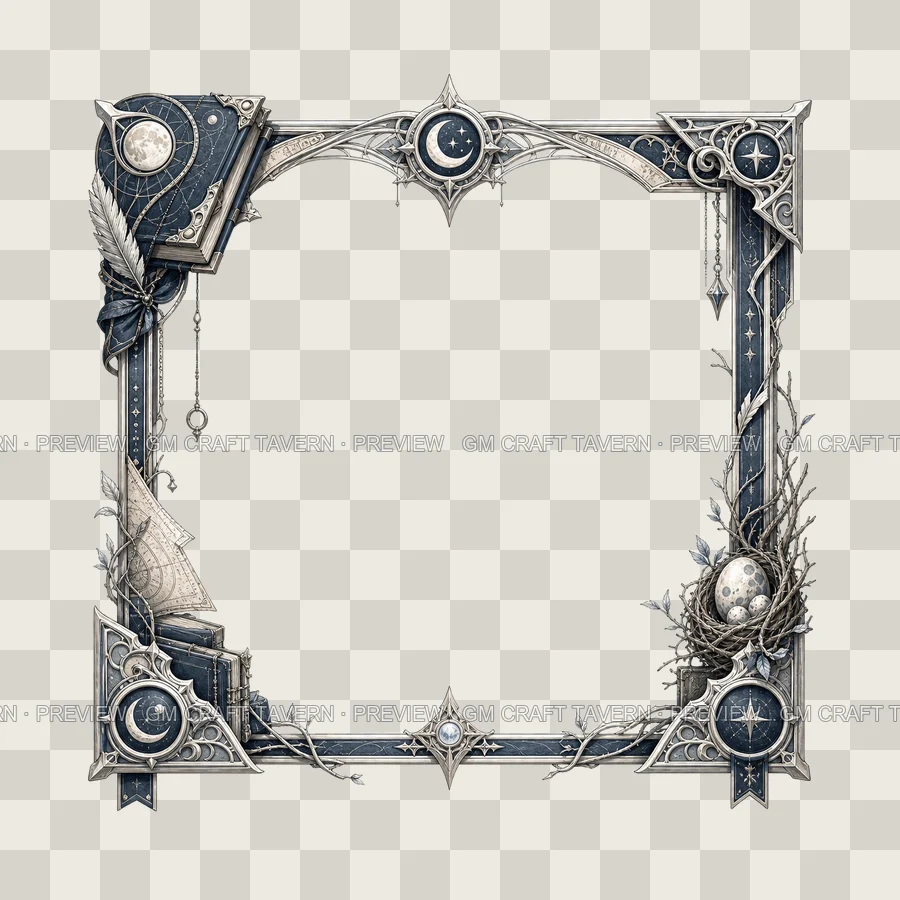 Moon Chronicle Nest Borders product preview 1