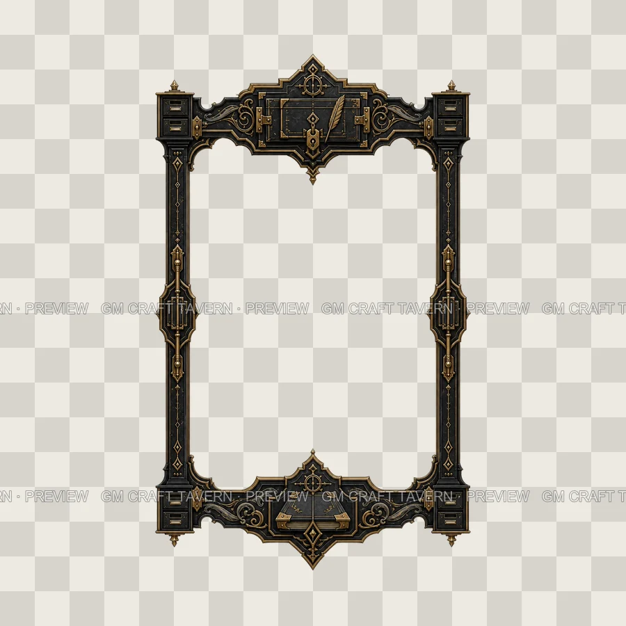 Obsidian Register Room Borders product preview 1