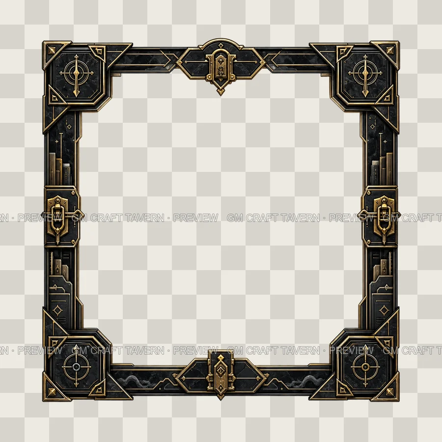 Obsidian Register Room Borders product preview 8