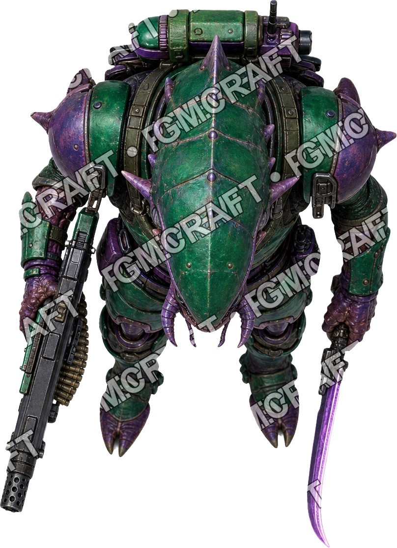 Aperçu du token vu du dessus du Xéno armé 05 crustacé