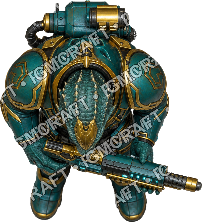 Aperçu de token vu du dessus : Xéno armé 39 Triplejaw