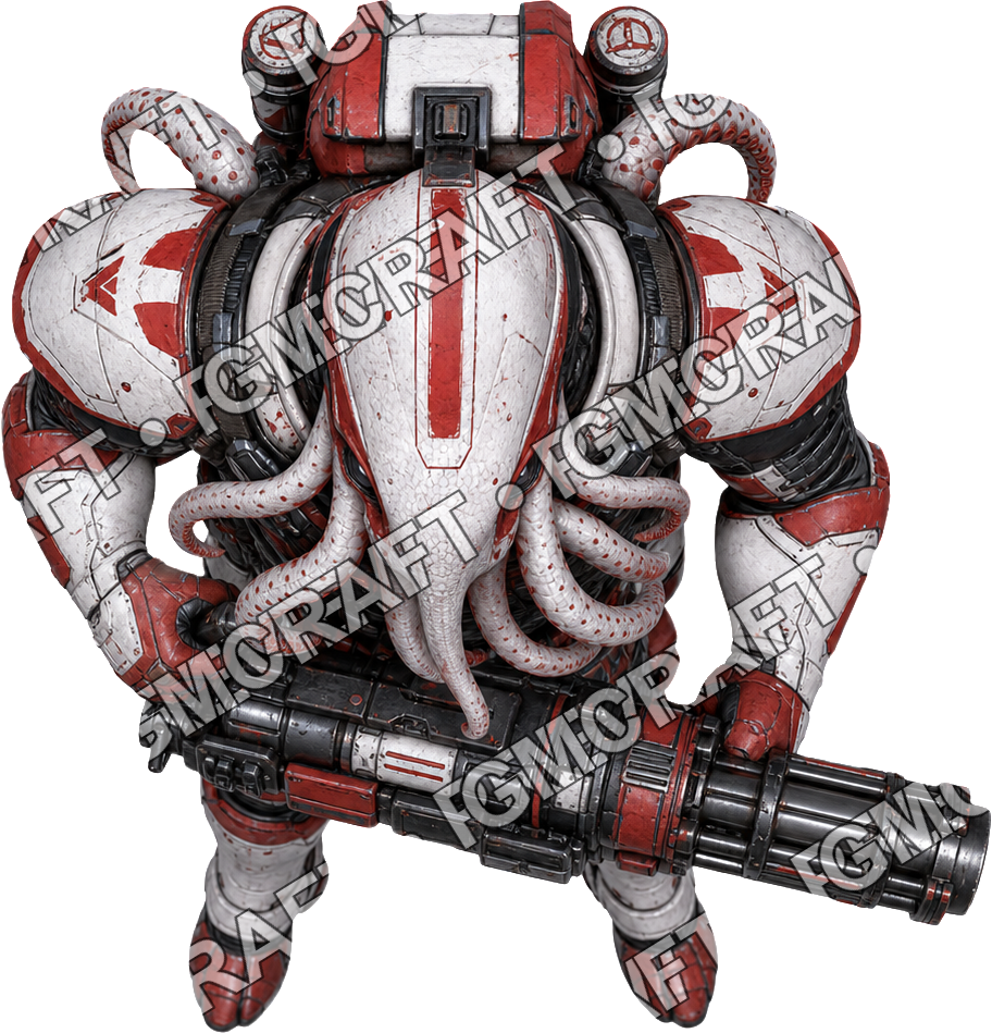 Aperçu de token vu du dessus : Xéno armé 44 Octopus