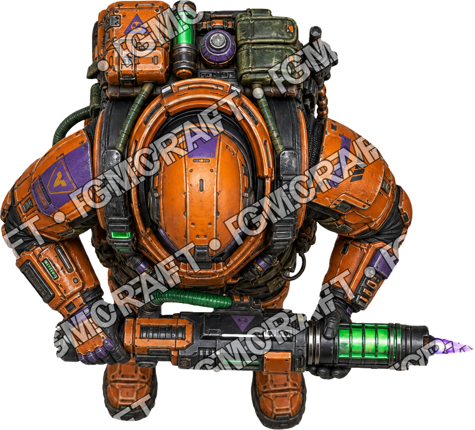 Aperçu du token vu du dessus Soldat lance-missiles de science-fiction 40