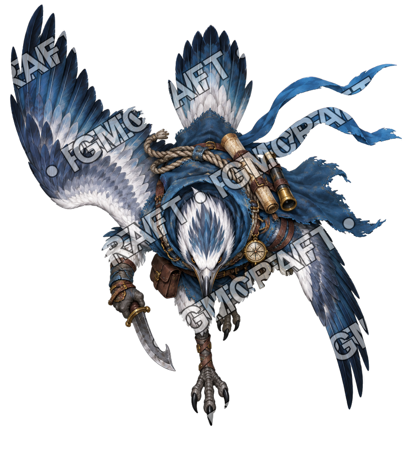Aperçu du token vu du dessus Pirate Ocean 0899 Veteran Seabird Alerts Topdown Token