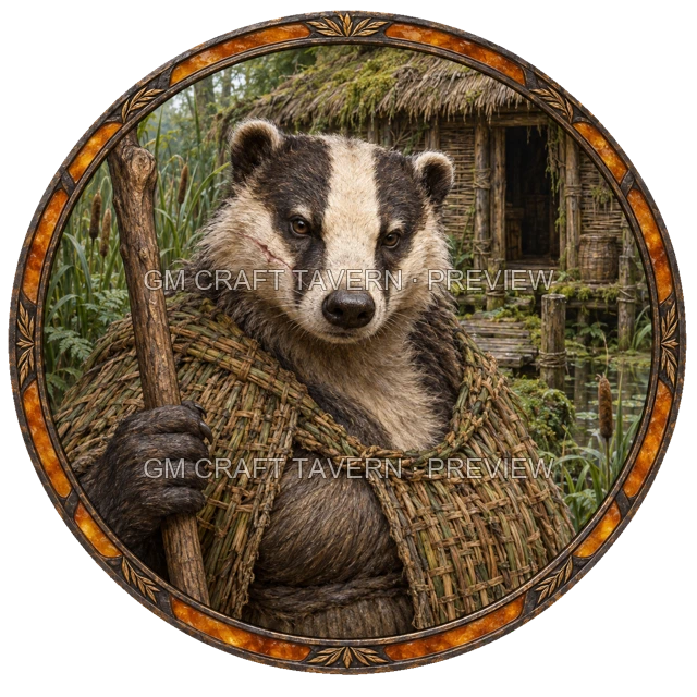 Durg Reedvale - Druid top-down token preview