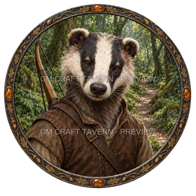 Besha Mossridge - Ranger top-down token preview