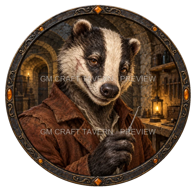 Varka Duskford - Rogue top-down token preview