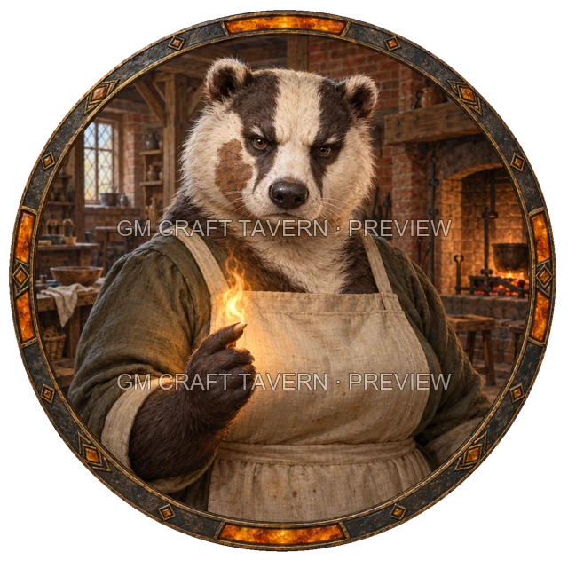 Badgerfolk Character Tokens product preview 6