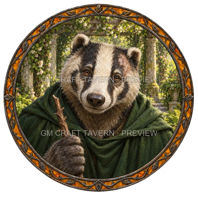 Varka Ironwell - Warlock top-down token preview