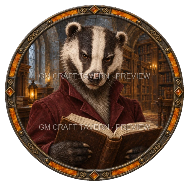 Badgerfolk Character Tokens product preview 7