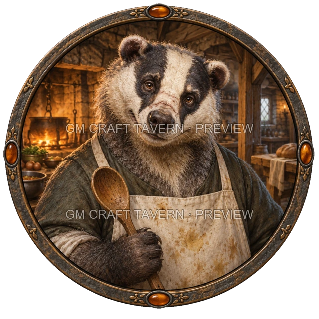 Morga Westmere - Innkeeper top-down token preview