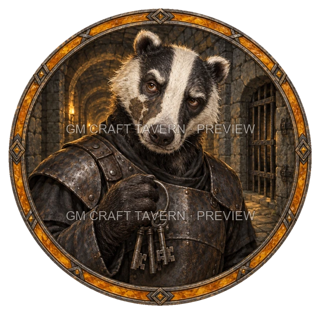 Morga Northbank - Guard top-down token preview
