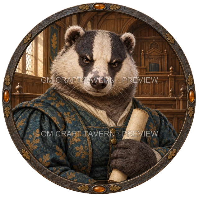 Grom Oakbend - Noble top-down token preview