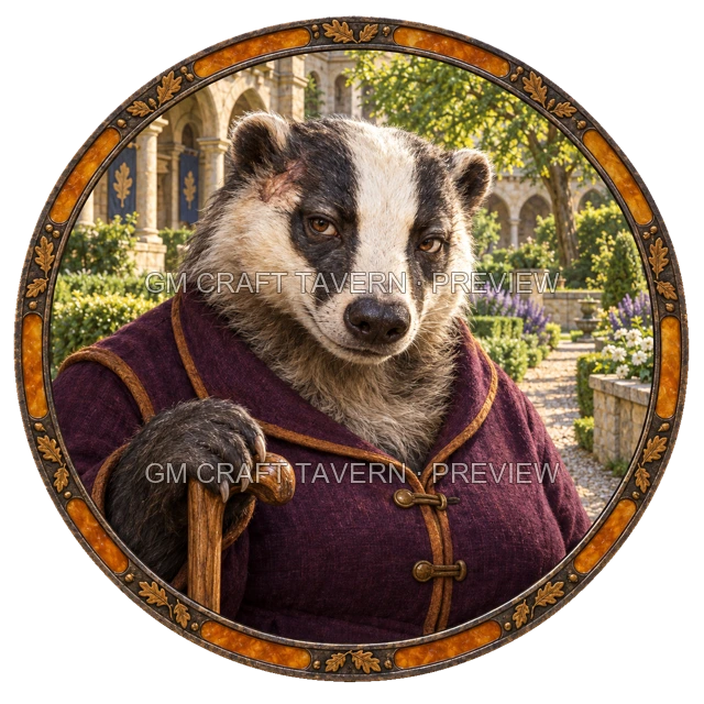 Urdan Oakbend - Noble top-down token preview