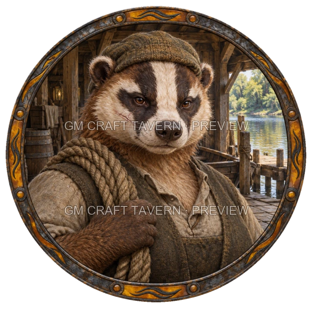 Grom Hillward - Sailor top-down token preview