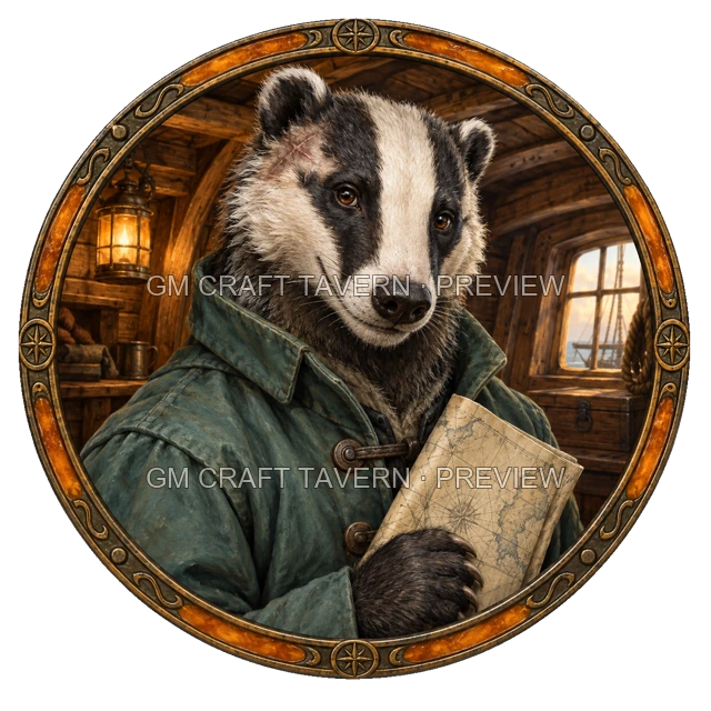 Varka Hillward - Sailor top-down token preview