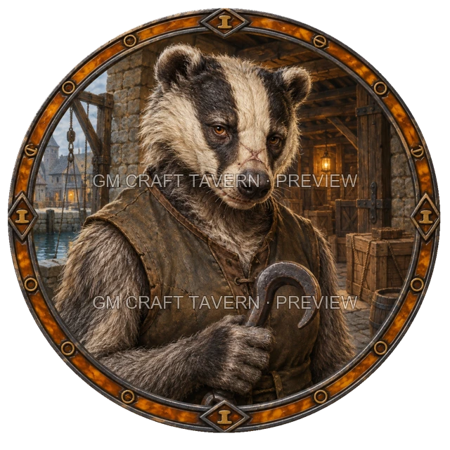 Urdan Hillward - Sailor top-down token preview