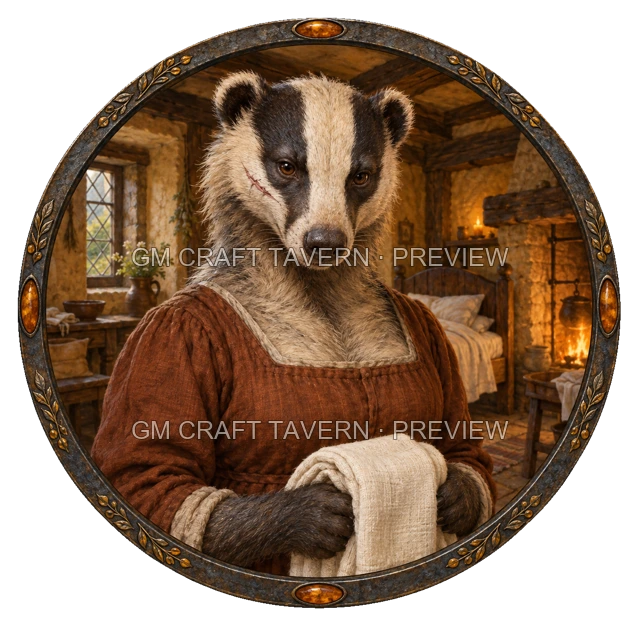 Durg Deepgrove - Healer top-down token preview