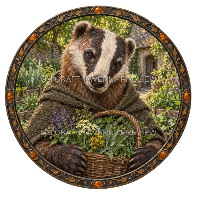 Morga Deepgrove - Healer top-down token preview