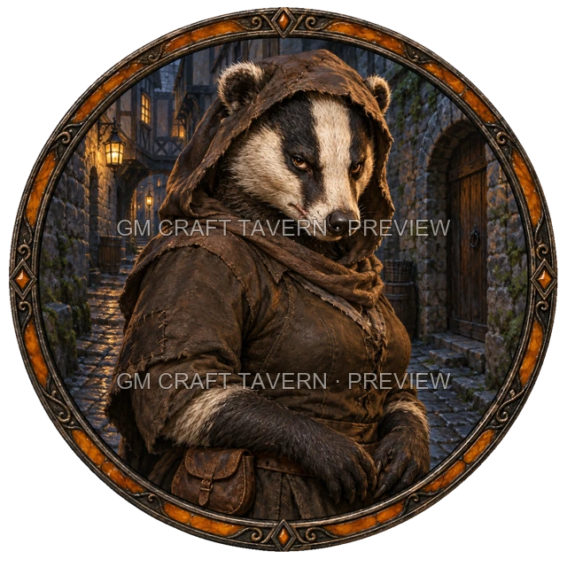 Thief top-down token preview