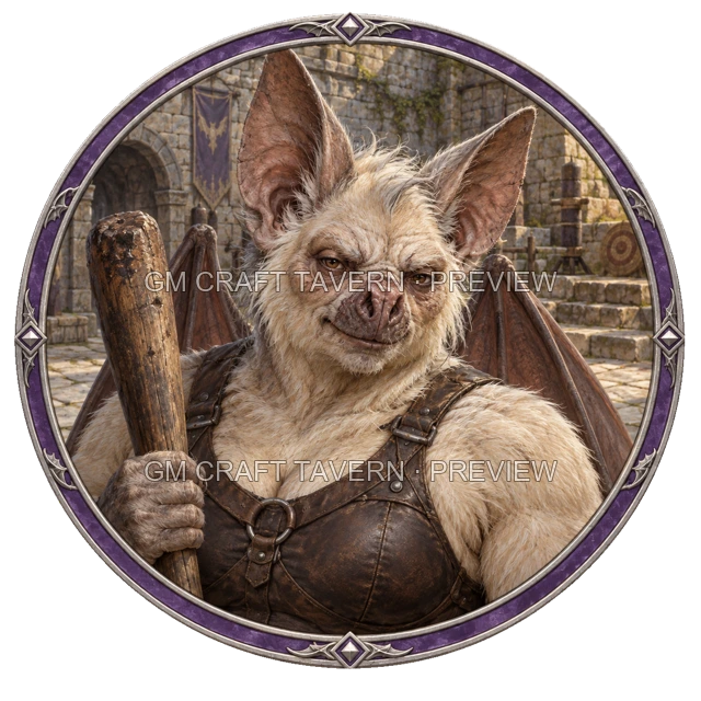 Aperçu du token vu du dessus de Urdan Stonebrook - Barbare