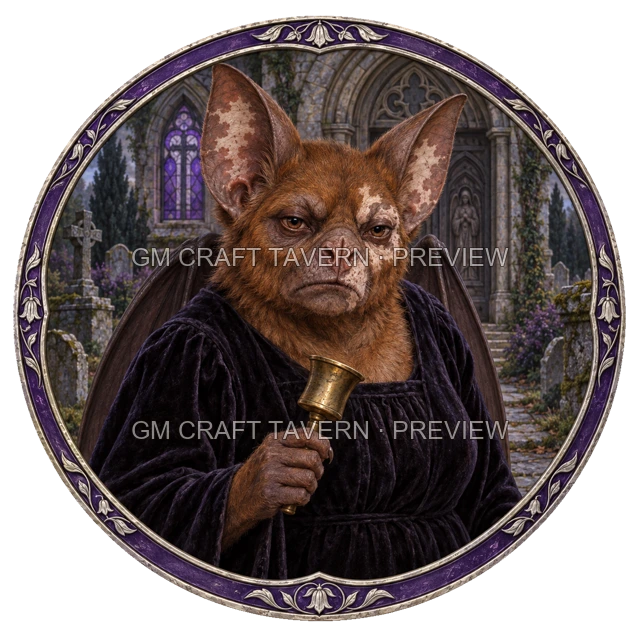 Aperçu du token vu du dessus de Durg Stonebrook - Barde