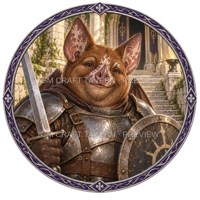 Aperçu du produit Batfolk Character Tokens 2