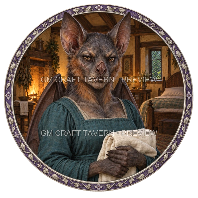 Durg Deepgrove - aperçu de token de guérisseur vu du dessus