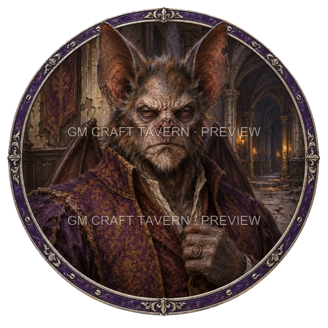Aperçu du token vu du dessus Noble mort-vivant