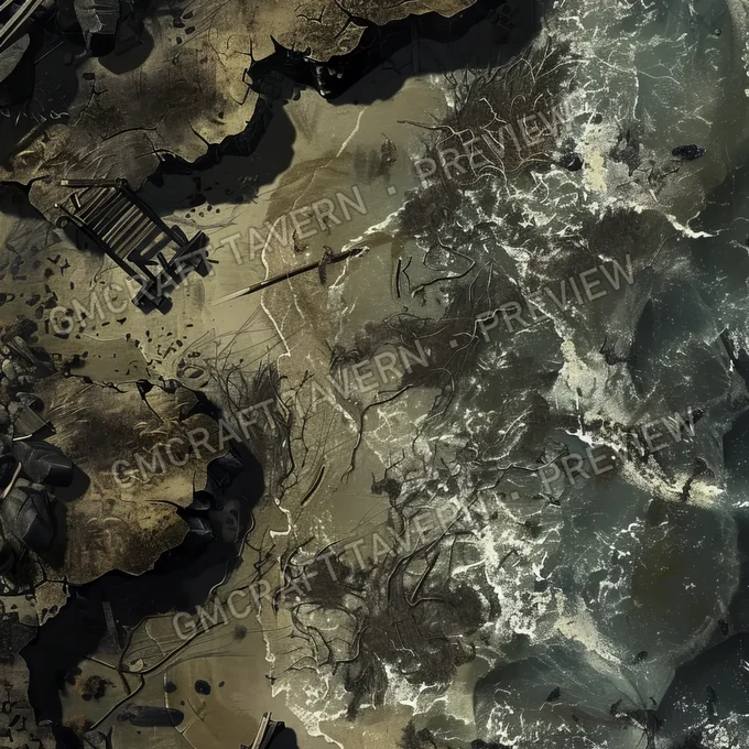Aperçu de la battlemap Pollution abandonnée