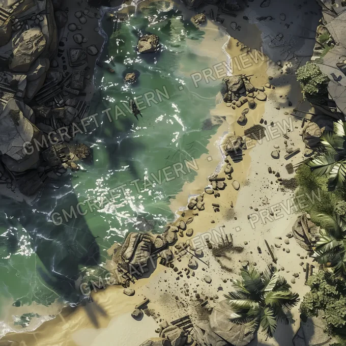 Aperçu de la battlemap Pollution abandonnée