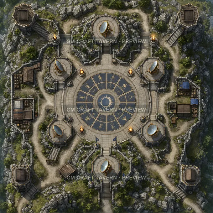 Eclipse Nightwatch Station With Zodiac Dial And Mirror Frames battlemap preview