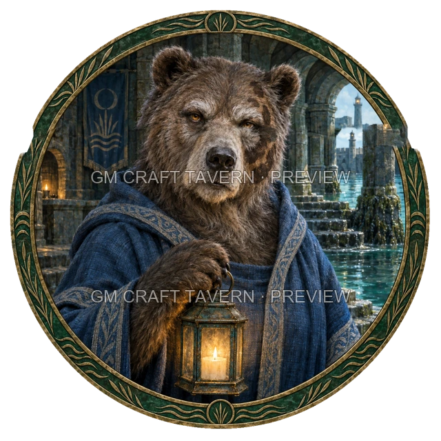 Aperçu du produit Tokens de personnages ours-folk 4