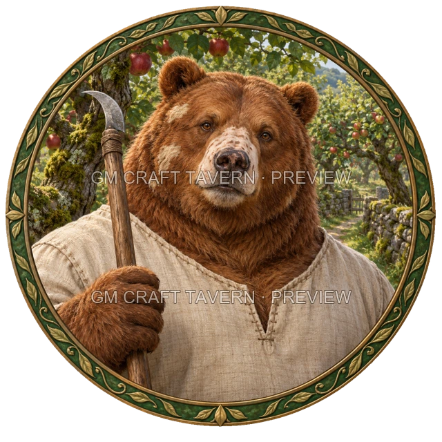 Aperçu du token vu du dessus de Besha Reedvale - Druide