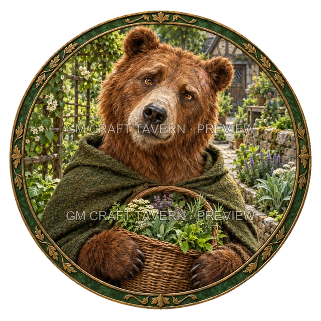 Morga Deepgrove - aperçu de token de guérisseur vu du dessus