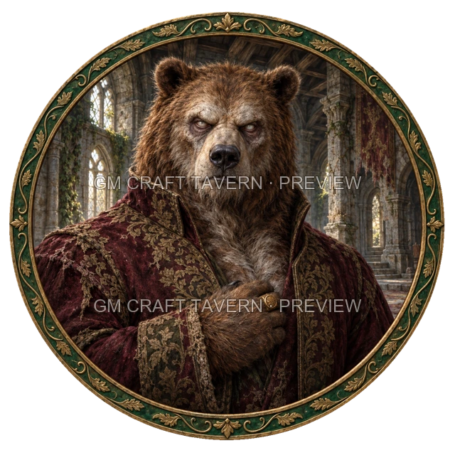 Aperçu du token vu du dessus Noble mort-vivant