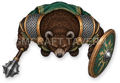 Urdan Mossridge - Paladin top-down token preview