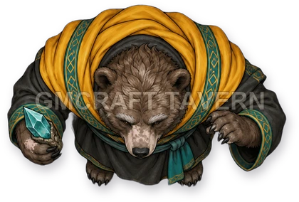 Morga Duskford - Sorcerer top-down token preview