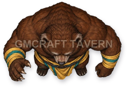 Morga Redcliff - Fighter top-down token preview