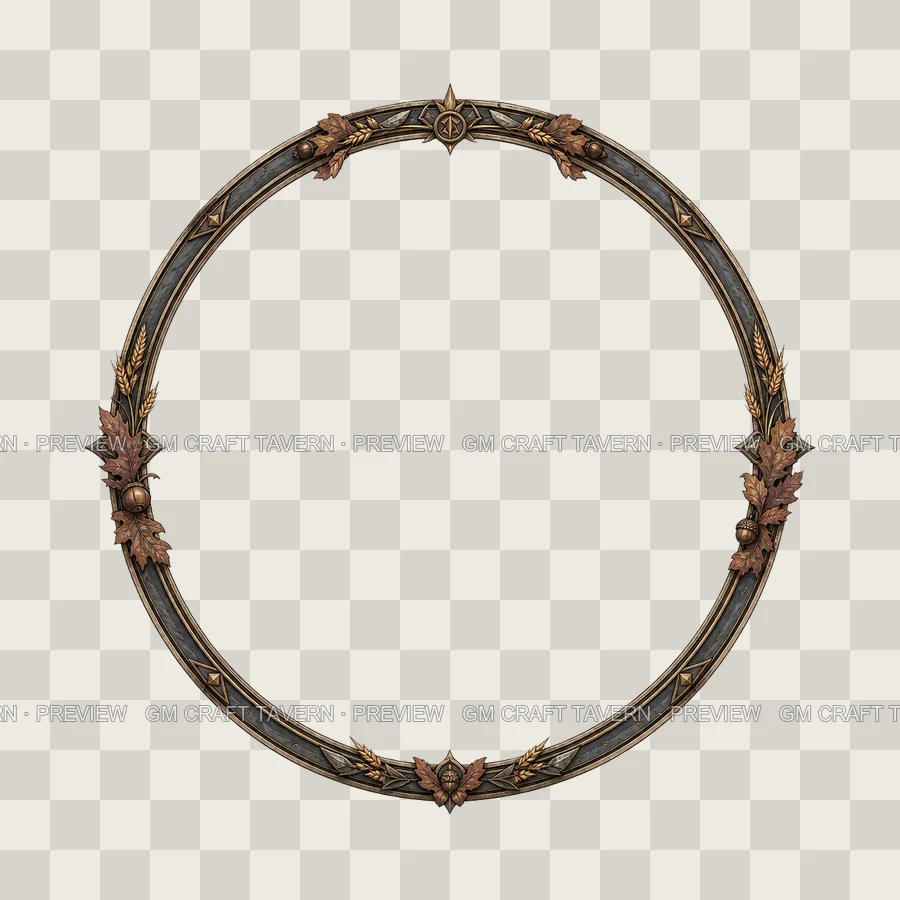 Autumn Dead Leaves Harvest Borders product preview 3