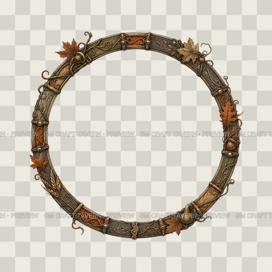 Autumn Dead Leaves Harvest Borders product preview 7