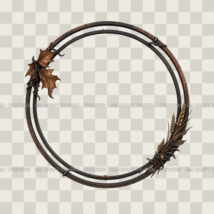 Autumn Dead Leaves Harvest Borders product preview 9