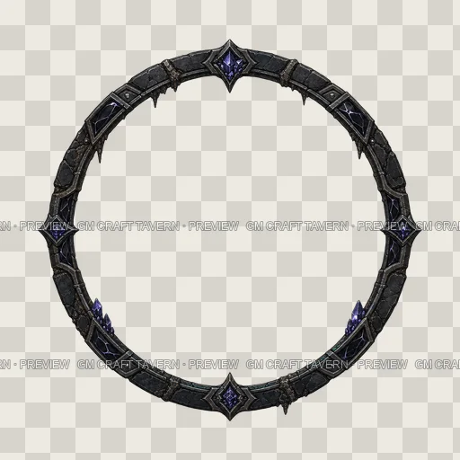 Border 25 top-down token preview
