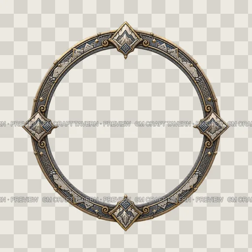 Border 15 top-down token preview