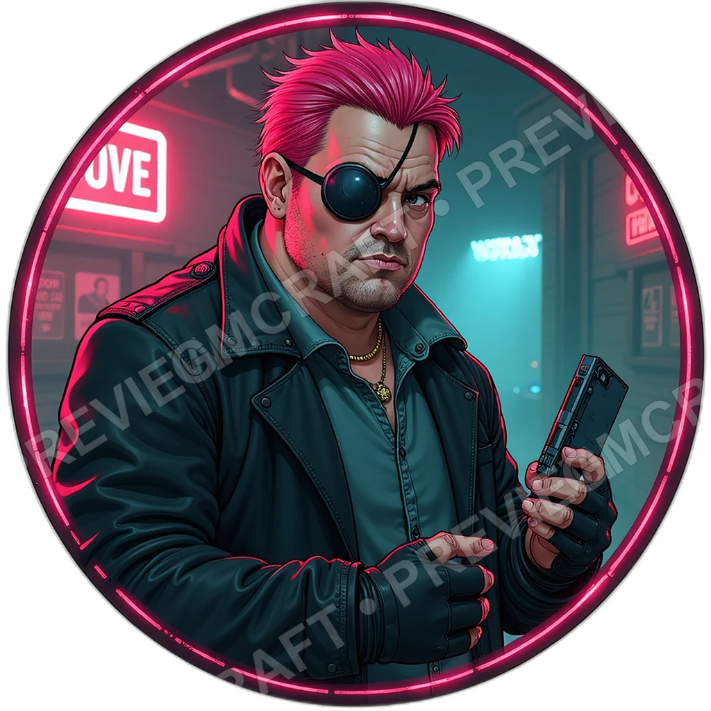 Backroom Dealer, Male, Eyepatch Malware Port, Briefcase Of Contraband Chips, Whisper Ledger, Velvet Magnetic Gloves, Black Market Tech Dealers, ,Young 0001 top-down token preview