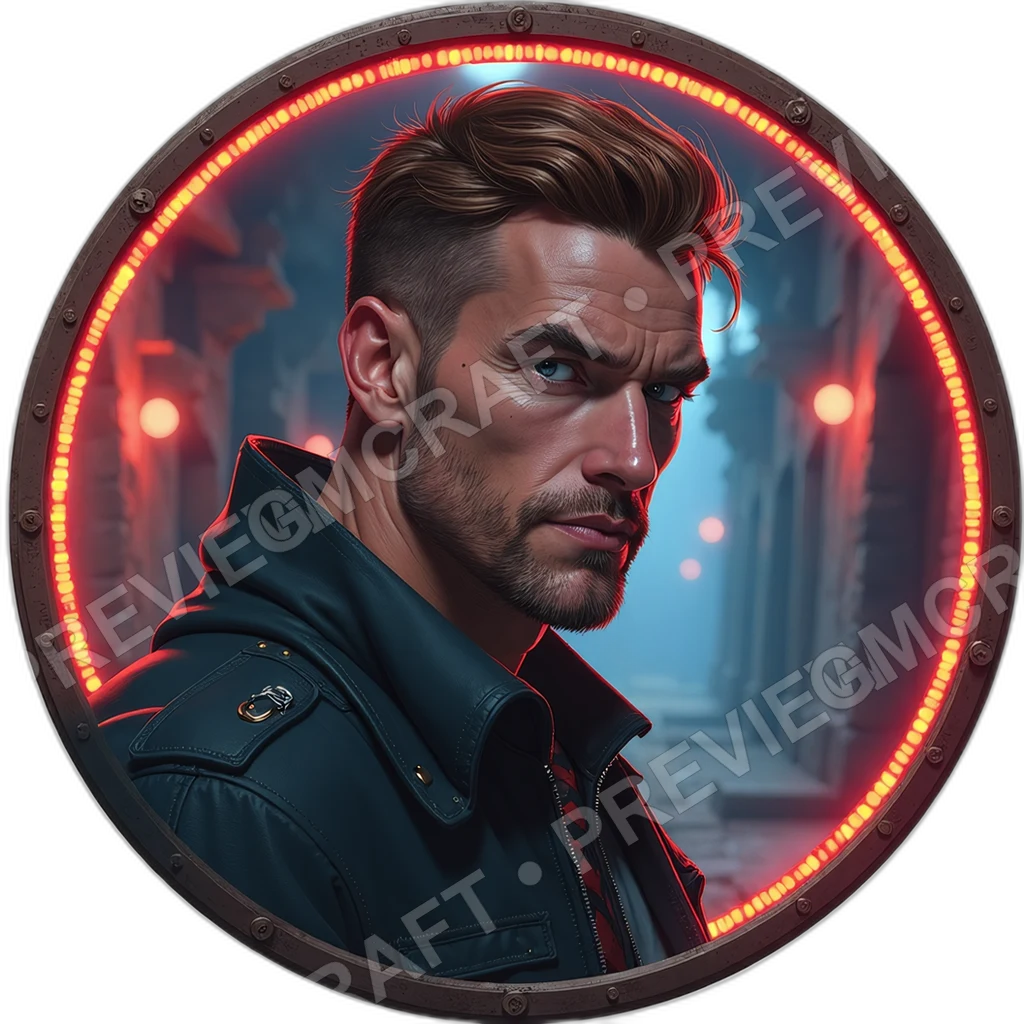 Cryptoware Pusher, Male, Coded Velvet Folio, Thumb Scramble Ring, Scent Dampener Collar, Black Market Tech Dealers, ,Middle,Aged Adult,1.8,, ,Athletic 0001 top-down token preview