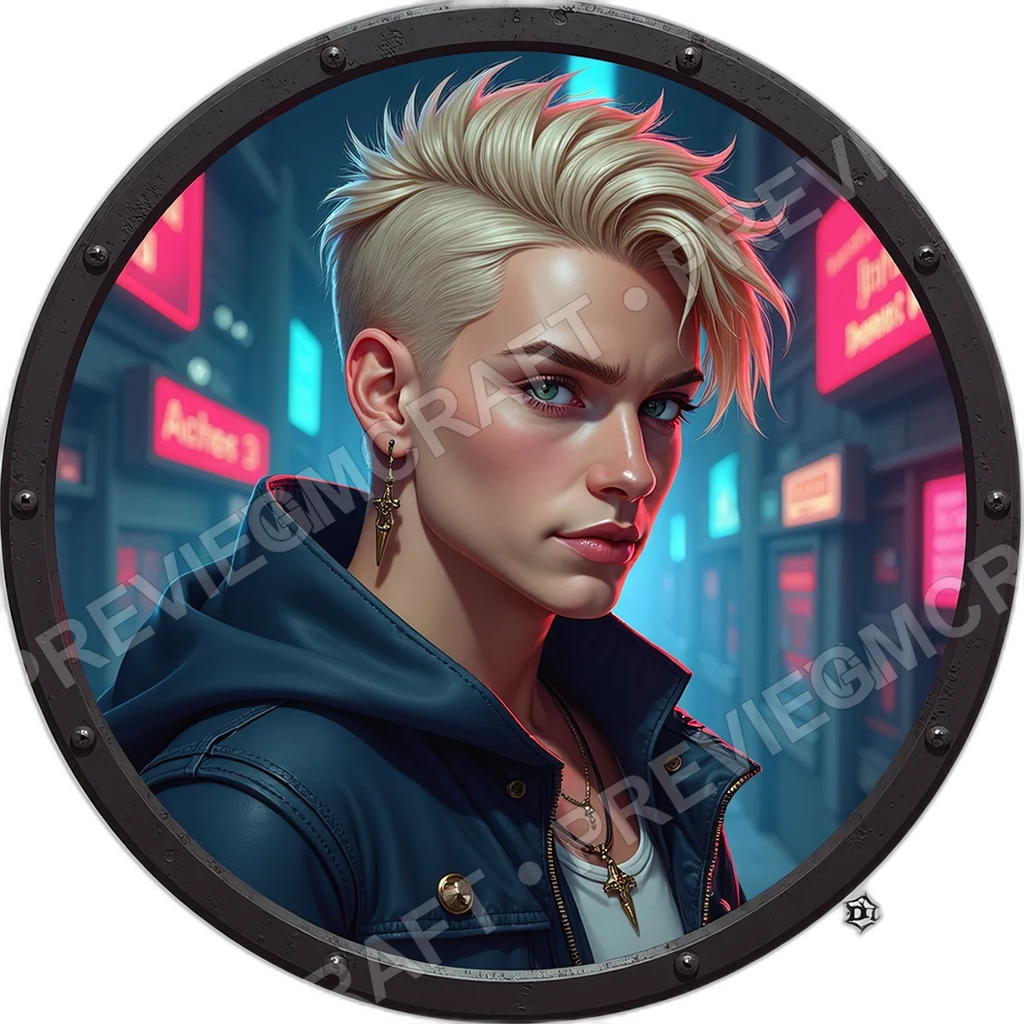 Velvet Wafer Broker, Male, Lined Contraband Folio, Thumb Scramble Ring, Scent Dampener Collar, Hush Transaction Ledger, Black Market Tech Dealers, ,Ol 0001 top-down token preview